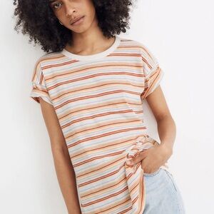 Madewell Striped Casual Women's Top